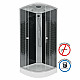 Заказать Душевая кабина Niagara Eco 90x90 NG-4501-14BLACK без гидромассажа в магазине сантехники Santeh-Crystal.ru