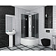 Купить Душевая кабина Niagara Eco 90x90 NG-7508-14BK без гидромассажа в магазине сантехники Santeh-Crystal.ru