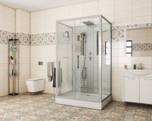 Купить Душевая кабина Niagara Lux NG-7711WBK 120x90 без гидромассажа в магазине сантехники Santeh-Crystal.ru