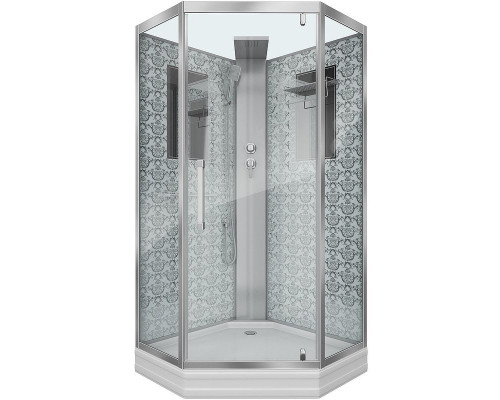 Заказать Душевая кабина Niagara Lux NG-7799WBK 90x90 без гидромассажа в магазине сантехники Santeh-Crystal.ru