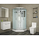 Купить Душевая кабина Niagara Premium 100x100 NG-6002-01GD с гидромассажем в магазине сантехники Santeh-Crystal.ru
