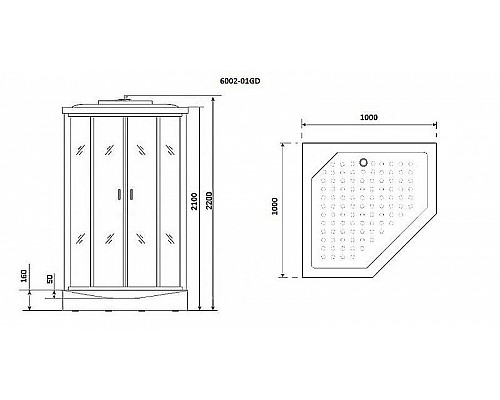 Santeh-Crystal.ru: Душевая кабина Niagara Premium 100x100 NG-6002-01GD с гидромассажем Купить Душевая кабина Niagara Premium 100x100 NG-6002-01GD с гидромассажем в магазине сантехники Santeh-Crystal.ru