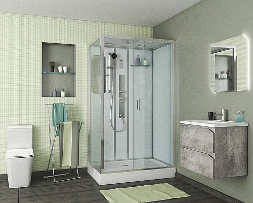 Santeh-Crystal.ru: Душевая кабина Niagara Premium 120x80 NG-6012-01GQR с гидромассажем Приобрести Душевая кабина Niagara Premium 120x80 NG-6012-01GQR с гидромассажем в магазине сантехники Santeh-Crystal.ru