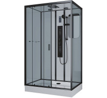 Душевая кабина Niagara Premium 120x80 NG-6912-01GQL Black с гидромассажем