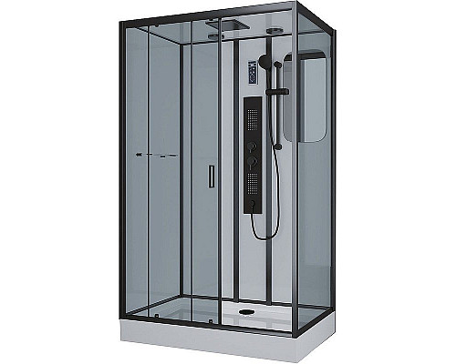 Santeh-Crystal.ru: Душевая кабина Niagara Premium 120x80 NG-6912-01GQL Black с гидромассажем Заказать Душевая кабина Niagara Premium 120x80 NG-6912-01GQL Black с гидромассажем в магазине сантехники Santeh-Crystal.ru
