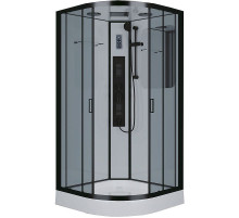 Душевая кабина Niagara Premium 100x100 NG-6902-01G Black с гидромассажем