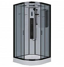 Душевая кабина Niagara Premium 100x100 NG-6902-01G Black с гидромассажем