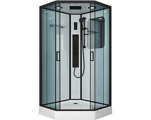 Santeh-Crystal.ru: Душевая кабина Niagara Premium 100x100 NG-6902-01GD Black с гидромассажем Заказать Душевая кабина Niagara Premium 100x100 NG-6902-01GD Black с гидромассажем в магазине сантехники Santeh-Crystal.ru