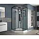 Заказать Душевая кабина Niagara Premium 100x100 NG-6902-01GD Black с гидромассажем в магазине сантехники Santeh-Crystal.ru
