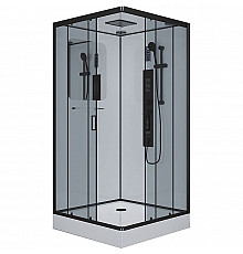 Душевая кабина Niagara Premium 100x100 NG-6902-01GQ Black с гидромассажем