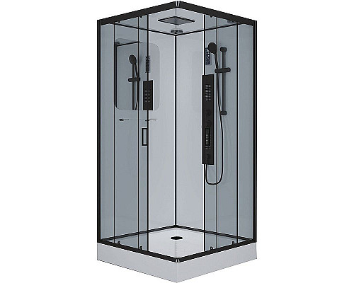 Santeh-Crystal.ru: Душевая кабина Niagara Premium 100x100 NG-6902-01GQ Black с гидромассажем Приобрести Душевая кабина Niagara Premium 100x100 NG-6902-01GQ Black с гидромассажем в магазине сантехники Santeh-Crystal.ru