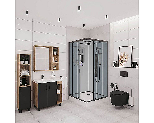 Santeh-Crystal.ru: Душевая кабина Niagara Premium 100x100 NG-6902-01GQ Black с гидромассажем Приобрести Душевая кабина Niagara Premium 100x100 NG-6902-01GQ Black с гидромассажем в магазине сантехники Santeh-Crystal.ru