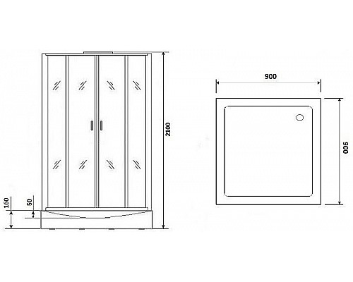 Santeh-Crystal.ru: Душевая кабина Niagara Premium 90x90 NG-6901-01Q Black без гидромассажа Заказать Душевая кабина Niagara Premium 90x90 NG-6901-01Q Black без гидромассажа в магазине сантехники Santeh-Crystal.ru