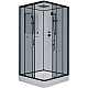 Заказать Душевая кабина Niagara Premium 90x90 NG-6901-01Q Black без гидромассажа в магазине сантехники Santeh-Crystal.ru