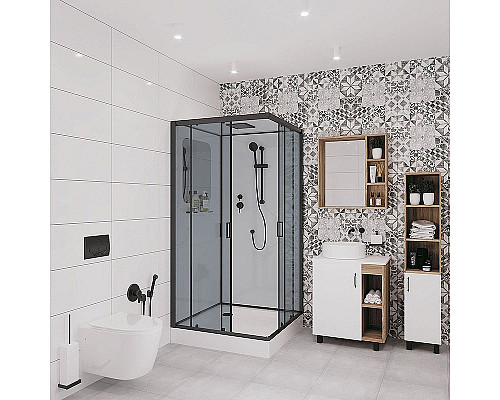 Santeh-Crystal.ru: Душевая кабина Niagara Premium 90x90 NG-6901-01Q Black без гидромассажа Заказать Душевая кабина Niagara Premium 90x90 NG-6901-01Q Black без гидромассажа в магазине сантехники Santeh-Crystal.ru