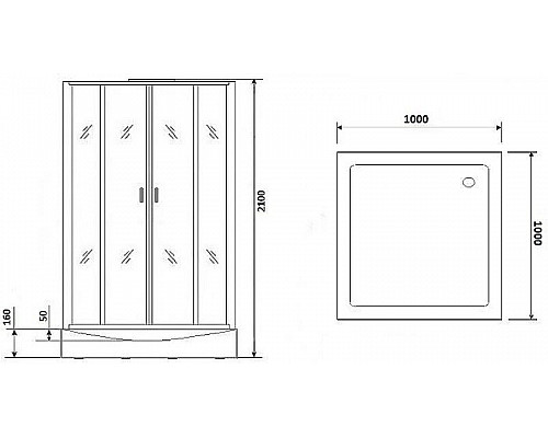 Santeh-Crystal.ru: Душевая кабина Niagara Premium 100x100 NG-6902-01Q Black без гидромассажа Купить Душевая кабина Niagara Premium 100x100 NG-6902-01Q Black без гидромассажа в магазине сантехники Santeh-Crystal.ru