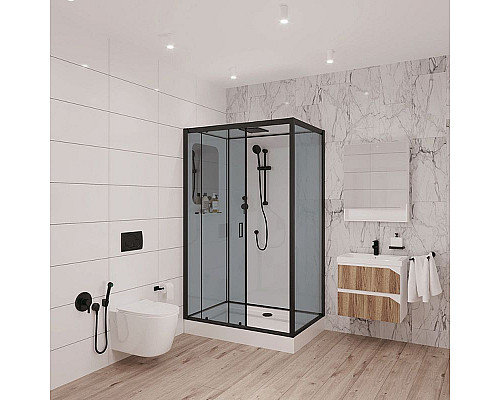 Santeh-Crystal.ru: Душевая кабина Niagara Premium 120x80 NG-6912-01QL Black без гидромассажа Заказать Душевая кабина Niagara Premium 120x80 NG-6912-01QL Black без гидромассажа в магазине сантехники Santeh-Crystal.ru