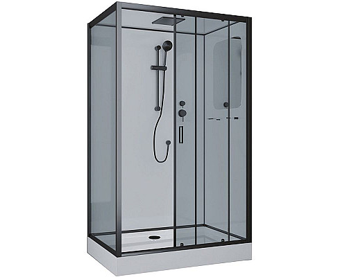 Santeh-Crystal.ru: Душевая кабина Niagara Premium 120x80 NG-6912-01QR Black без гидромассажа Купить Душевая кабина Niagara Premium 120x80 NG-6912-01QR Black без гидромассажа в магазине сантехники Santeh-Crystal.ru