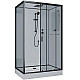 Купить Душевая кабина Niagara Premium 120x80 NG-6912-01QR Black без гидромассажа в магазине сантехники Santeh-Crystal.ru