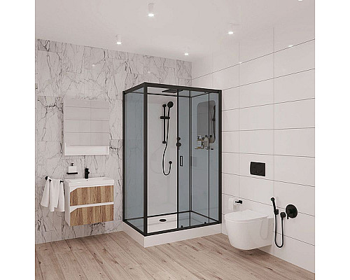 Santeh-Crystal.ru: Душевая кабина Niagara Premium 120x80 NG-6912-01QR Black без гидромассажа Купить Душевая кабина Niagara Premium 120x80 NG-6912-01QR Black без гидромассажа в магазине сантехники Santeh-Crystal.ru