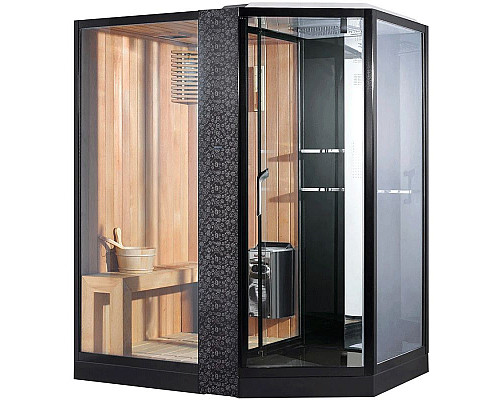 Santeh-Crystal.ru: Душевая кабина Orans 180x130 L 89103lb с сауной профиль Черный стекло прозрачное Заказать Душевая кабина Orans 180x130 L 89103lb с сауной профиль Черный стекло прозрачное в магазине сантехники Santeh-Crystal.ru