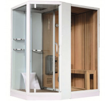 Душевая кабина Orans 180x130 R 89103RW с сауной профиль Белый стекла прозрачные