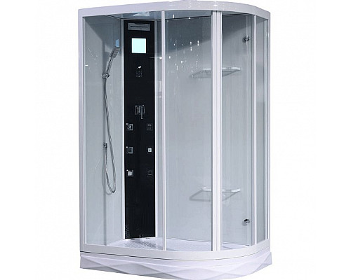 Santeh-Crystal.ru: Душевая кабина Orans 130x90 L 86155al с гидромассажем профиль Белый задние стенки Белые Купить Душевая кабина Orans 130x90 L 86155al с гидромассажем профиль Белый задние стенки Белые в магазине сантехники Santeh-Crystal.ru