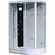 Купить Душевая кабина Orans 130x90 L 86155al с гидромассажем профиль Белый задние стенки Белые в магазине сантехники Santeh-Crystal.ru