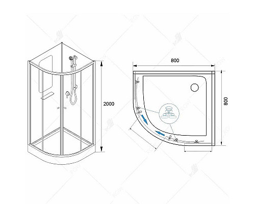 Santeh-Crystal.ru: Душевая кабина RGW Andaman AN-208 80х80 381320888-12 без гидромассажа Купить Душевая кабина RGW Andaman AN-208 80х80 381320888-12 без гидромассажа в магазине сантехники Santeh-Crystal.ru