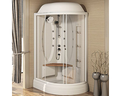 Santeh-Crystal.ru: Душевая кабина Radomir Гранд 123x93 L 1-05-1-1-0-1160 профиль Белый стекло прозрачное Приобрести Душевая кабина Radomir Гранд 123x93 L 1-05-1-1-0-1160 профиль Белый стекло прозрачное в магазине сантехники Santeh-Crystal.ru