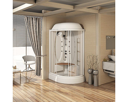 Santeh-Crystal.ru: Душевая кабина Radomir Гранд 123x93 L 1-05-1-1-0-1160 профиль Белый стекло прозрачное Приобрести Душевая кабина Radomir Гранд 123x93 L 1-05-1-1-0-1160 профиль Белый стекло прозрачное в магазине сантехники Santeh-Crystal.ru