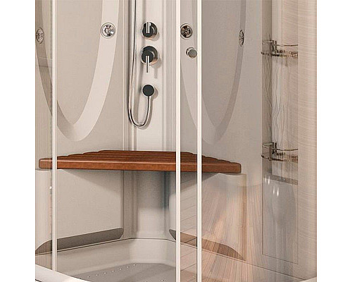Santeh-Crystal.ru: Душевая кабина Radomir Гранд 123x93 L 1-05-1-1-0-1160 профиль Белый стекло прозрачное Приобрести Душевая кабина Radomir Гранд 123x93 L 1-05-1-1-0-1160 профиль Белый стекло прозрачное в магазине сантехники Santeh-Crystal.ru