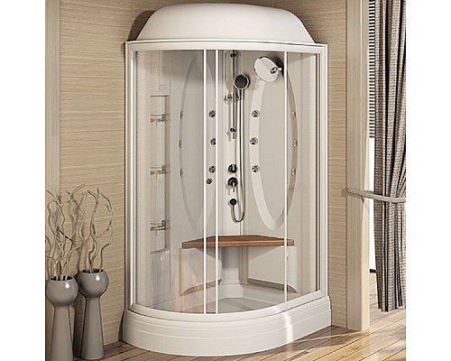 Santeh-Crystal.ru: Душевая кабина Radomir Гранд 123x93 R 1-05-1-2-0-1160 профиль Белый стекло прозрачное Заказать Душевая кабина Radomir Гранд 123x93 R 1-05-1-2-0-1160 профиль Белый стекло прозрачное в магазине сантехники Santeh-Crystal.ru
