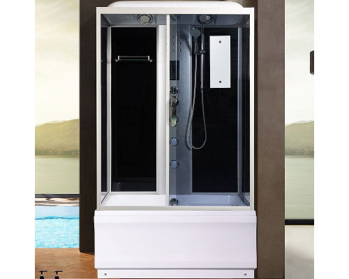 Заказать Душевая кабина River Vitim 120x80 ТН 10000003205 с поддоном в магазине сантехники Santeh-Crystal.ru