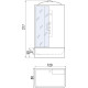 Заказать Душевая кабина River Vitim 120x80 ТН 10000003205 с поддоном в магазине сантехники Santeh-Crystal.ru
