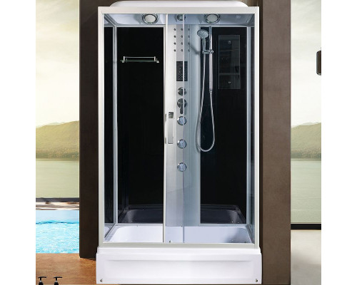 Заказать Душевая кабина River Vitim 120x80 ТН 10000003220 с поддоном в магазине сантехники Santeh-Crystal.ru