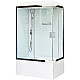 Купить Душевая кабина Royal Bath 100x80 RB8100BP5-WT-CH-L без гидромассажа в магазине сантехники Santeh-Crystal.ru