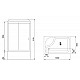 Купить Душевая кабина Royal Bath 100x80 RB8100BP5-WT-CH-L без гидромассажа в магазине сантехники Santeh-Crystal.ru