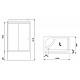 Заказать Душевая кабина Royal Bath 120x80 RB8120BP5-WC-CH-L без гидромассажа в магазине сантехники Santeh-Crystal.ru