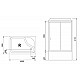 Купить Душевая кабина Royal Bath 100x80 RB8100BP5-WT-R без гидромассажа в магазине сантехники Santeh-Crystal.ru