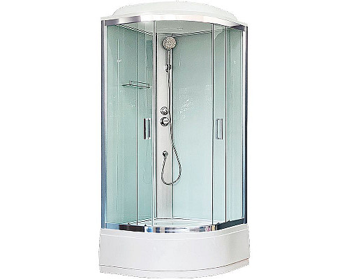 Заказать Душевая кабина Royal Bath CK 90x90 RB90CK5-WT-CH без гидромассажа в магазине сантехники Santeh-Crystal.ru