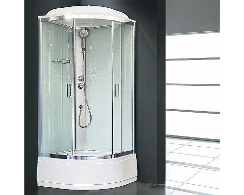 Заказать Душевая кабина Royal Bath CK 90x90 RB90CK5-WT-CH без гидромассажа в магазине сантехники Santeh-Crystal.ru