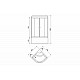 Заказать Душевая кабина Royal Bath CK 90x90 RB90CK5-WT-CH без гидромассажа в магазине сантехники Santeh-Crystal.ru