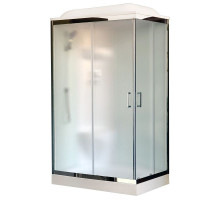 Душевая кабина Royal Bath HP 120х80 RB8120HP6-WC-CH-L стекло матовое задняя стенка Белая