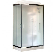 Душевая кабина Royal Bath HP 120х80 RB8120HP7-WC-CH-R с гидромассажем стекло матовое задняя стенка Белая