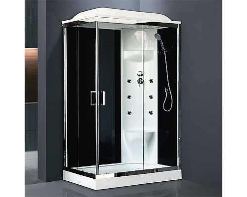 Santeh-Crystal.ru: Душевая кабина Royal Bath HP 120х80 RB8120HP7-BT-CH-R с гидромассажем стекло прозрачное задняя стенка Черная Заказать Душевая кабина Royal Bath HP 120х80 RB8120HP7-BT-CH-R с гидромассажем стекло прозрачное задняя стенка Черная в магазине сантехники Santeh-Crystal.ru
