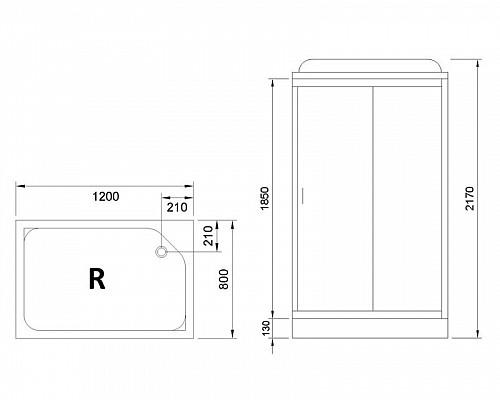 Santeh-Crystal.ru: Душевая кабина Royal Bath HP 120х80 RB8120HP1-M-R без гидромассажа Приобрести Душевая кабина Royal Bath HP 120х80 RB8120HP1-M-R без гидромассажа в магазине сантехники Santeh-Crystal.ru