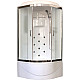 Заказать Душевая кабина Royal Bath NRW 100x100 RB100NRW-C-CH-P с паром с гидромассажем в магазине сантехники Santeh-Crystal.ru