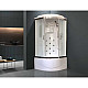 Заказать Душевая кабина Royal Bath NRW 100x100 RB100NRW-C-CH-P с паром с гидромассажем в магазине сантехники Santeh-Crystal.ru