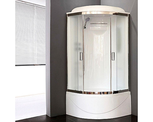 Заказать Душевая кабина Royal Bath BK 90x90 RB90BK1-M-CH-EL без гидромассажа в магазине сантехники Santeh-Crystal.ru